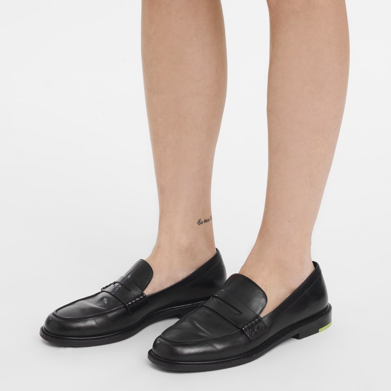 Longchamp Au Sultan Loafer Schwarz | 1639NFSKV