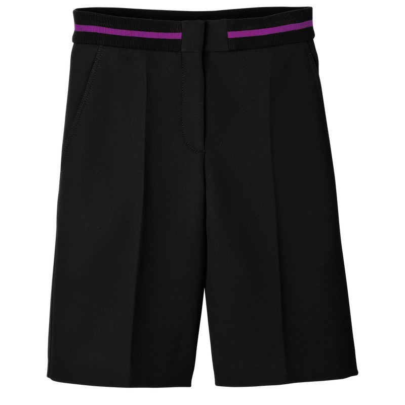 Longchamp Bermuda Shorts Schwarz | 2756RHOGZ