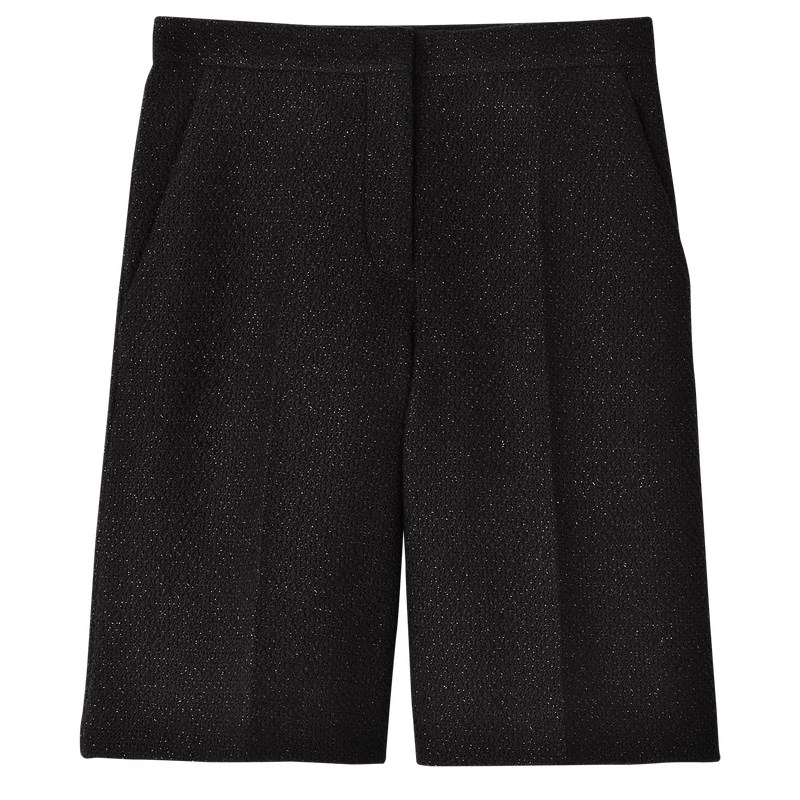 Longchamp Bermuda Shorts Schwarz | 2986DBRZU