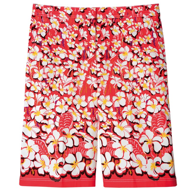 Longchamp Bermuda Shorts Strawberry | 9604BLROP