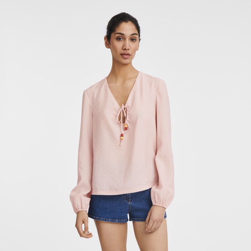 Longchamp Blouse Nude | 2043YAOKB