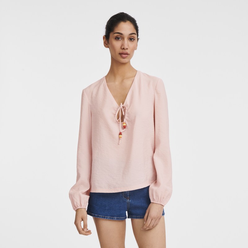 Longchamp Blouse Nude | 4216LRZYG