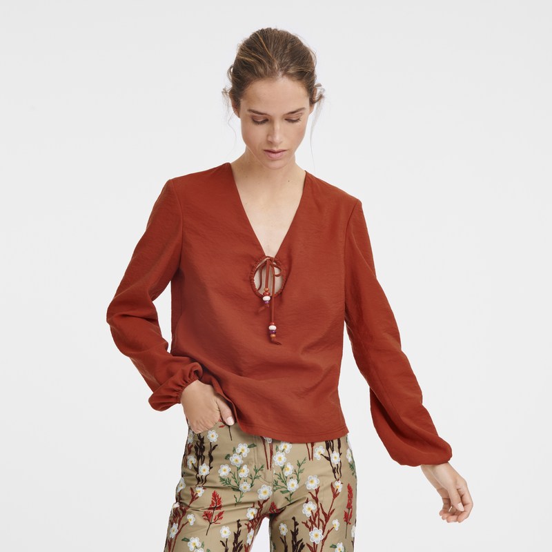 Longchamp Blouse Sienna | 9671QXEHJ