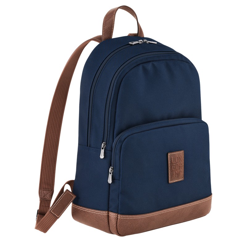 Longchamp Boxford Backpack Blau | 8763EUAFZ