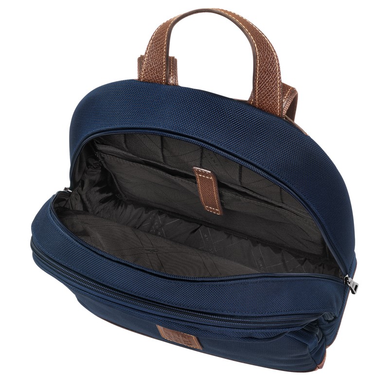 Longchamp Boxford Backpack Blau | 8763EUAFZ