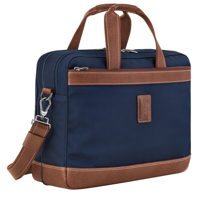 Longchamp Boxford L Briefcase Blau | 6540GCMTF