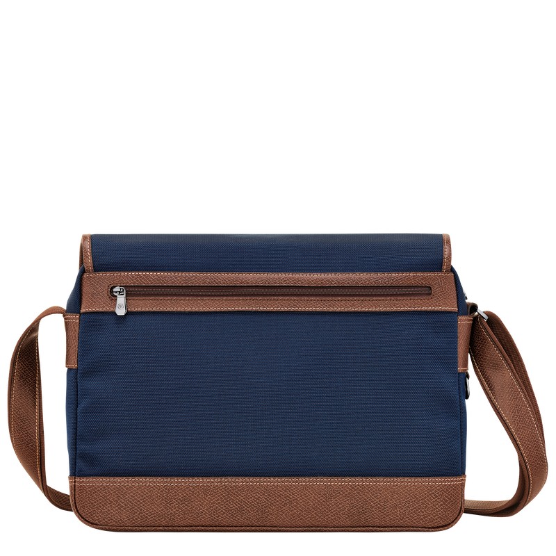 Longchamp Boxford L Crossbody Bag Blau | 9812QPYGK