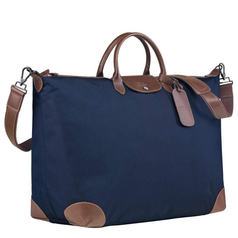 Longchamp Boxford M Travel Bag Blau | 3615IPBFK