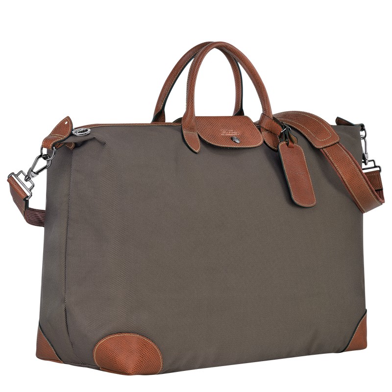 Longchamp Boxford M Travel Bag Braun | 0915YZNLR