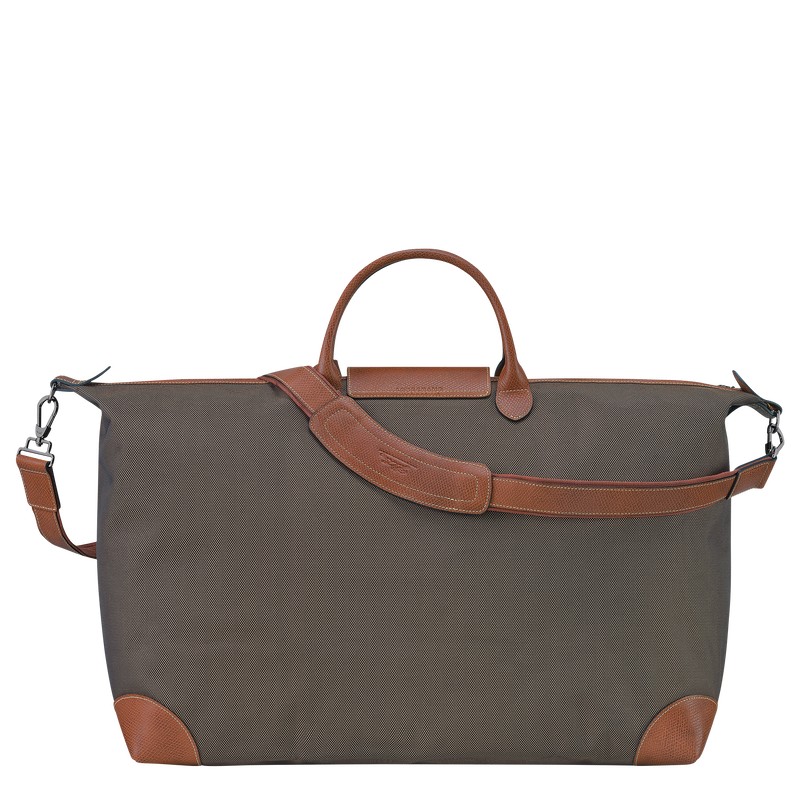 Longchamp Boxford M Travel Bag Braun | 0915YZNLR