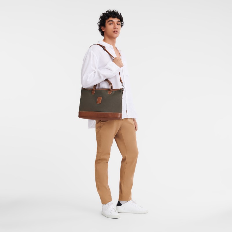 Longchamp Boxford S Briefcase Braun | 0356XZBHN