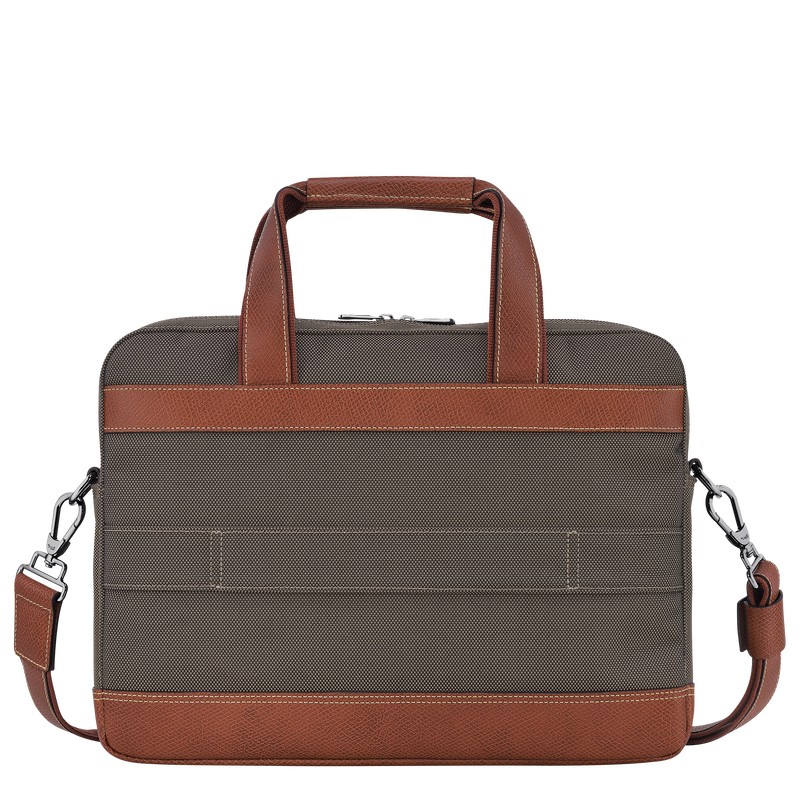 Longchamp Boxford S Briefcase Braun | 0356XZBHN