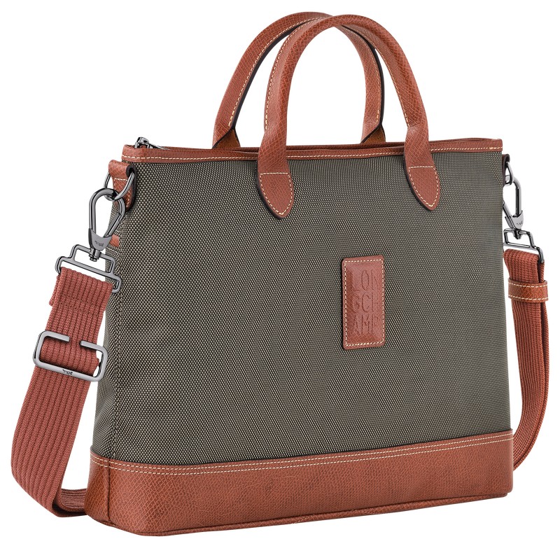 Longchamp Boxford S Briefcase Braun | 3247URXEA