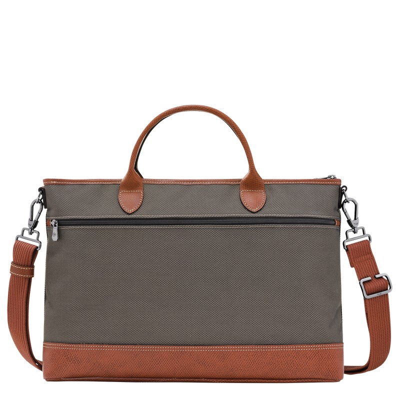 Longchamp Boxford S Briefcase Braun | 3247URXEA