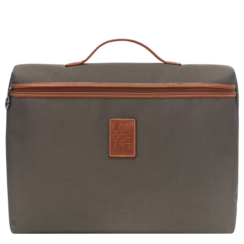 Longchamp Boxford S Briefcase Braun | 4527DLMQJ