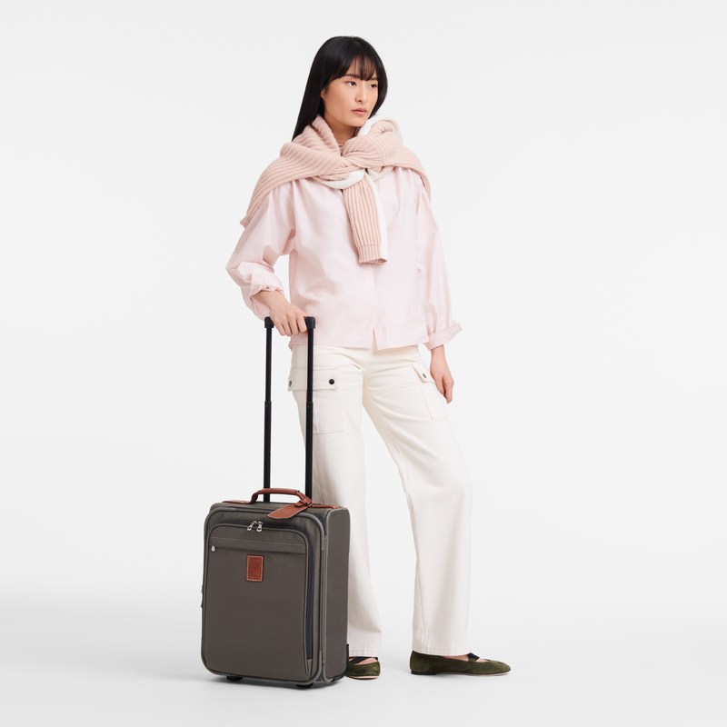 Longchamp Boxford S Suitcase Braun | 8702WIKLJ