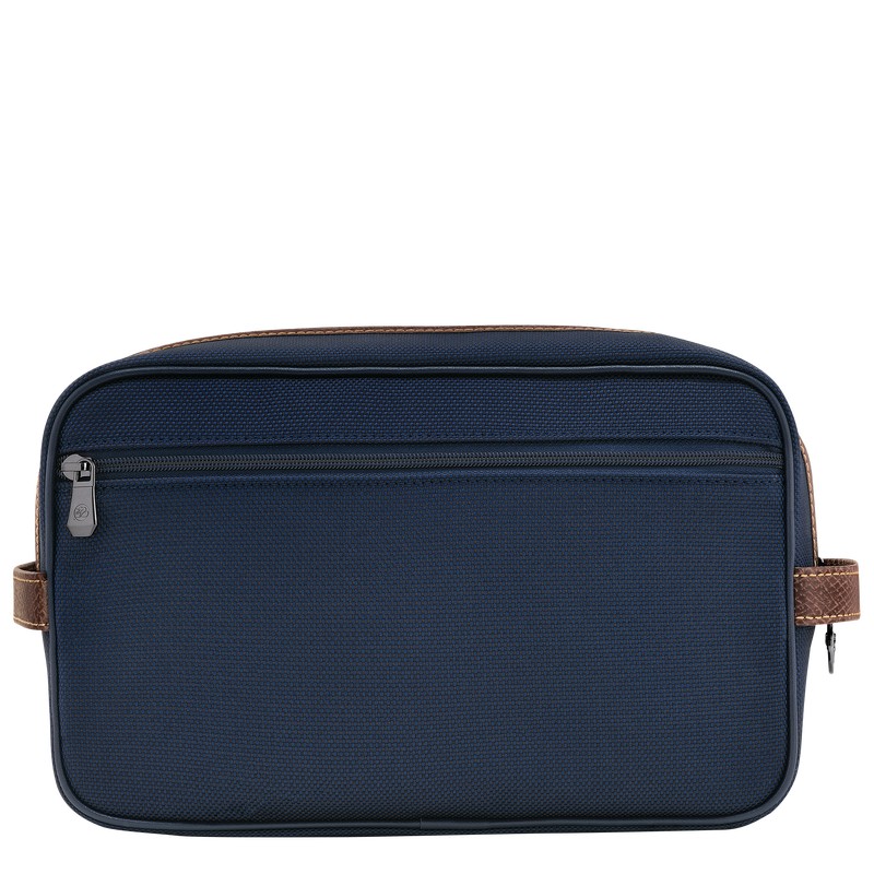 Longchamp Boxford Toiletry Case Blau | 0695YRUQW