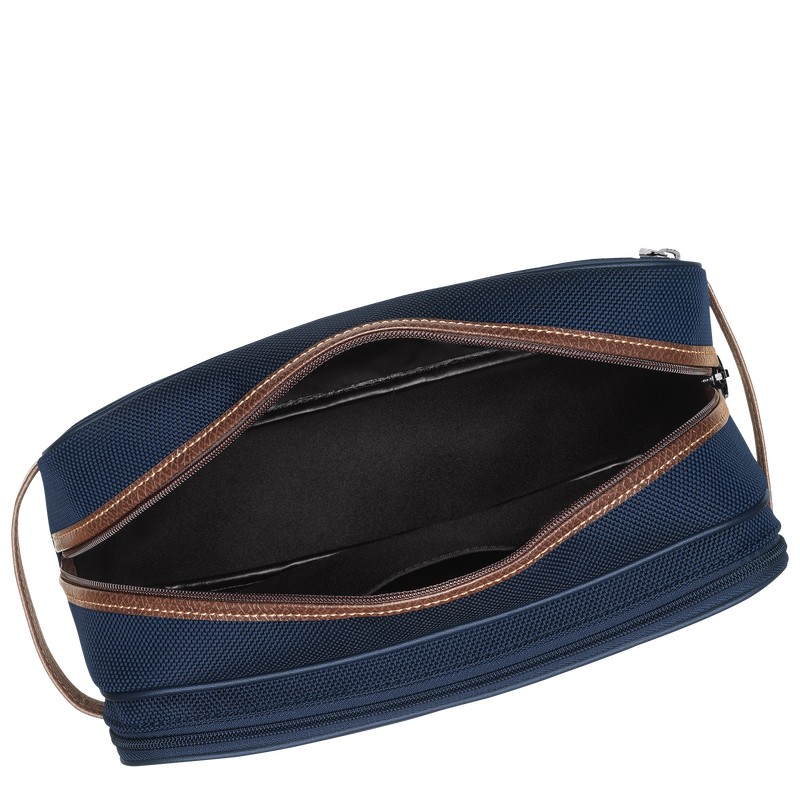 Longchamp Boxford Toiletry Case Blau | 0695YRUQW