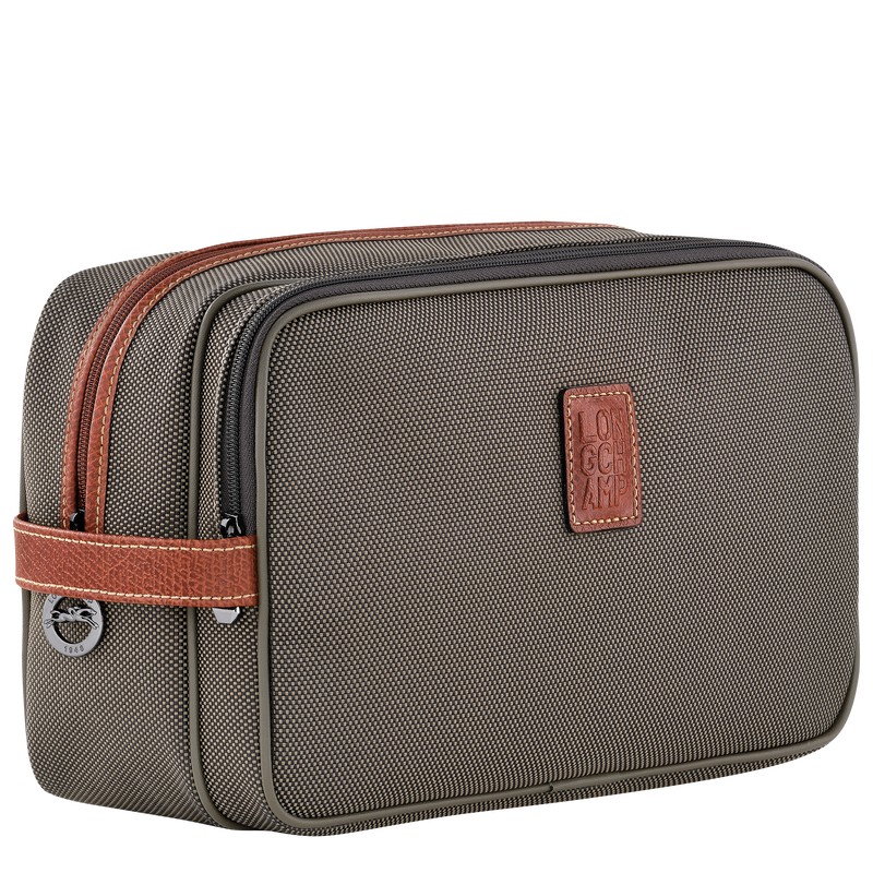 Longchamp Boxford Toiletry Case Braun | 1068CIMUV