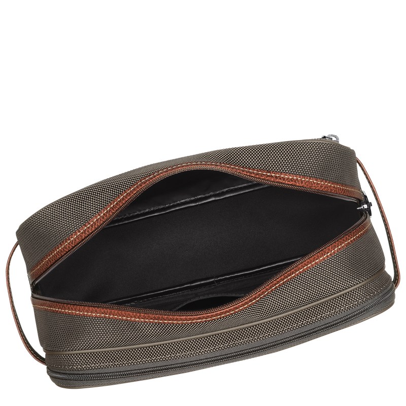 Longchamp Boxford Toiletry Case Braun | 6347NWJKZ