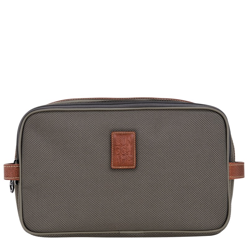 Longchamp Boxford Toiletry Case Braun | 6347NWJKZ