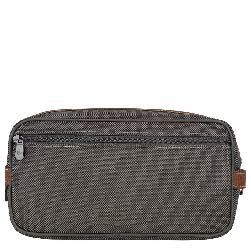 Longchamp Boxford Toiletry Case Braun | 6198FYMHB