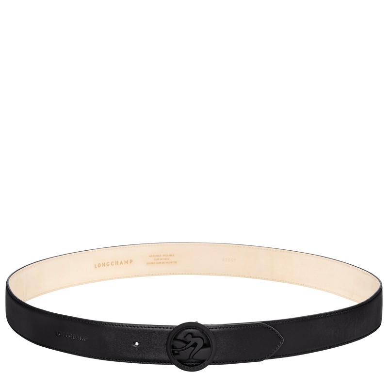 Longchamp Box-trot Belt Schwarz | 0953KVDWI