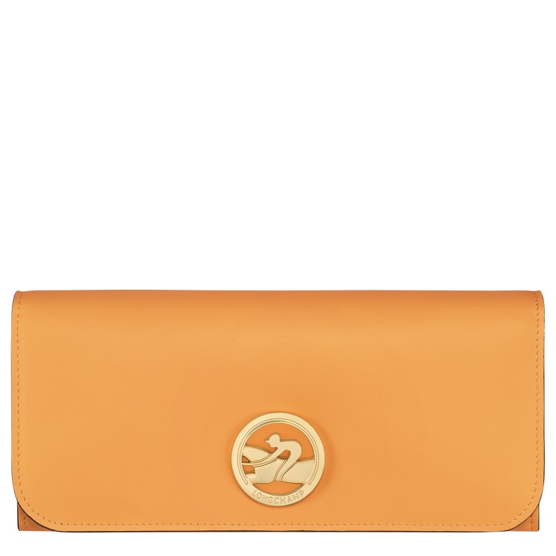 Longchamp Box-trot Continental Wallet Aprikose | 1485GJIXC