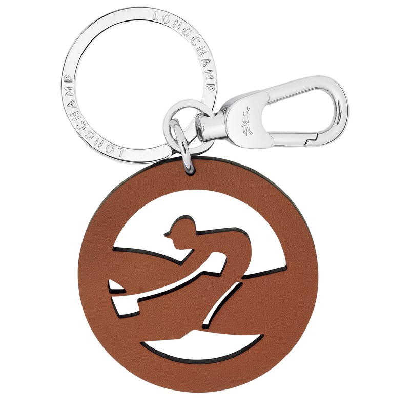 Longchamp Box-trot Key Rings Cognac | 9670DLJXP