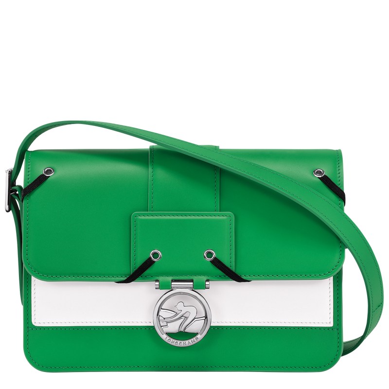 Longchamp Box-trot M Crossbody Bag Lawn | 7624MENZA