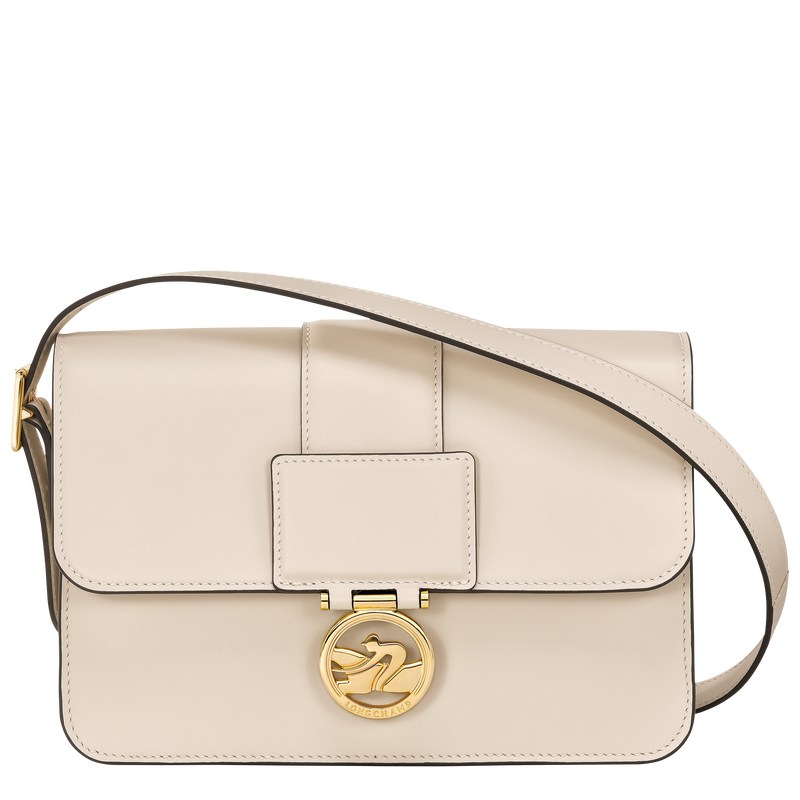 Longchamp Box-trot M Crossbody Bag Paper | 6125AWFVY