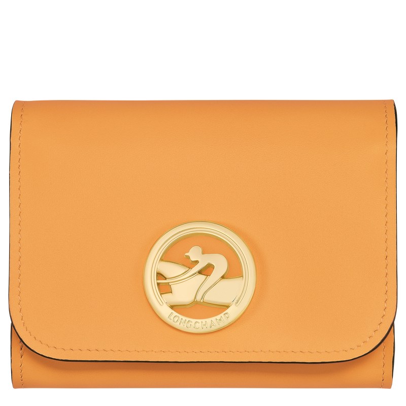 Longchamp Box-trot Wallet Aprikose | 3751ULIAT