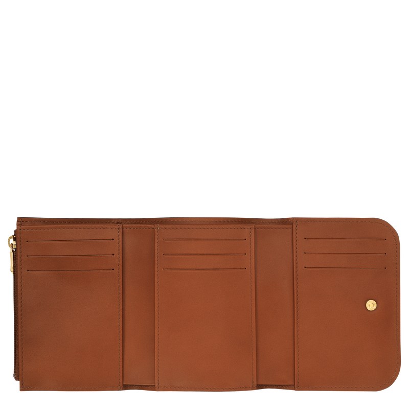 Longchamp Box-trot Wallet Cognac | 0176PTCSG