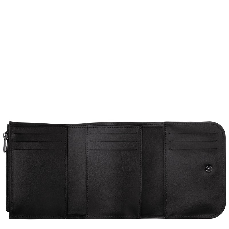 Longchamp Box-trot Wallet Schwarz | 0468HXDRT