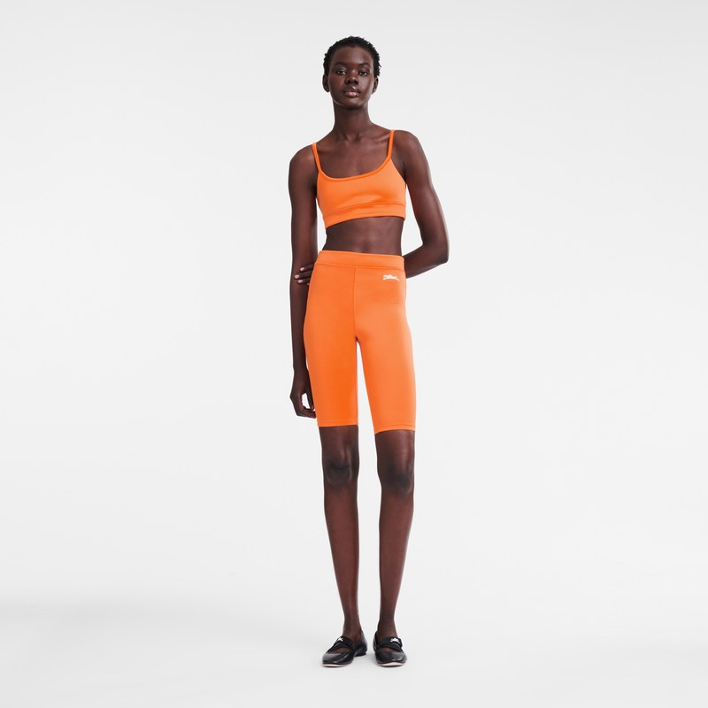 Longchamp Cycling Short Pants Orange | 4367CUNPD