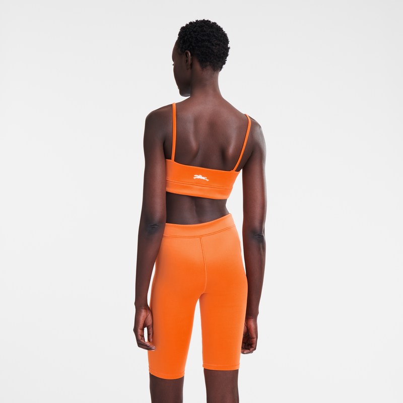 Longchamp Cycling Short Pants Orange | 4367CUNPD