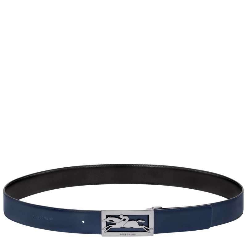 Longchamp Delta Box Belt Schwarz Navy | 0895AYXDF