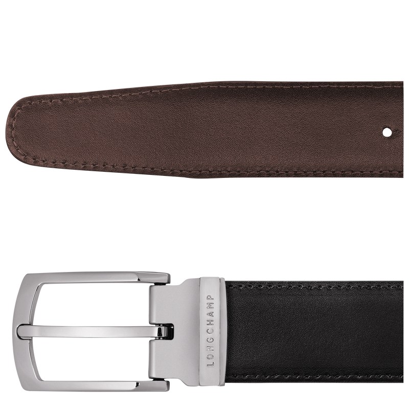 Longchamp Delta Box Belt Schwarz | 6192XKHQO