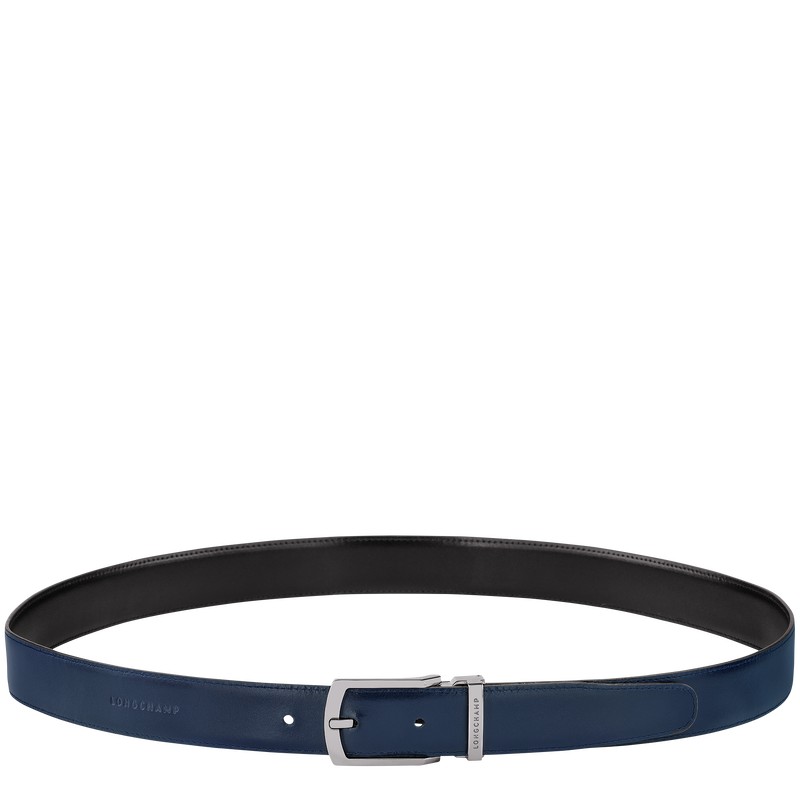 Longchamp Delta Box Belt Set Schwarz Navy | 0647BNXVA