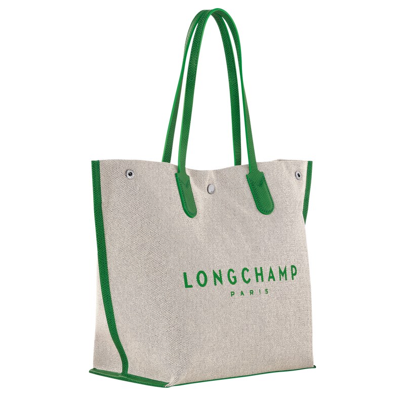 Longchamp Essential L Tote Bag Grün | 9532XULTV