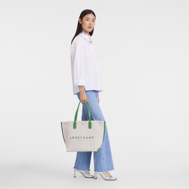 Longchamp Essential L Tote Bag Grün | 9532XULTV