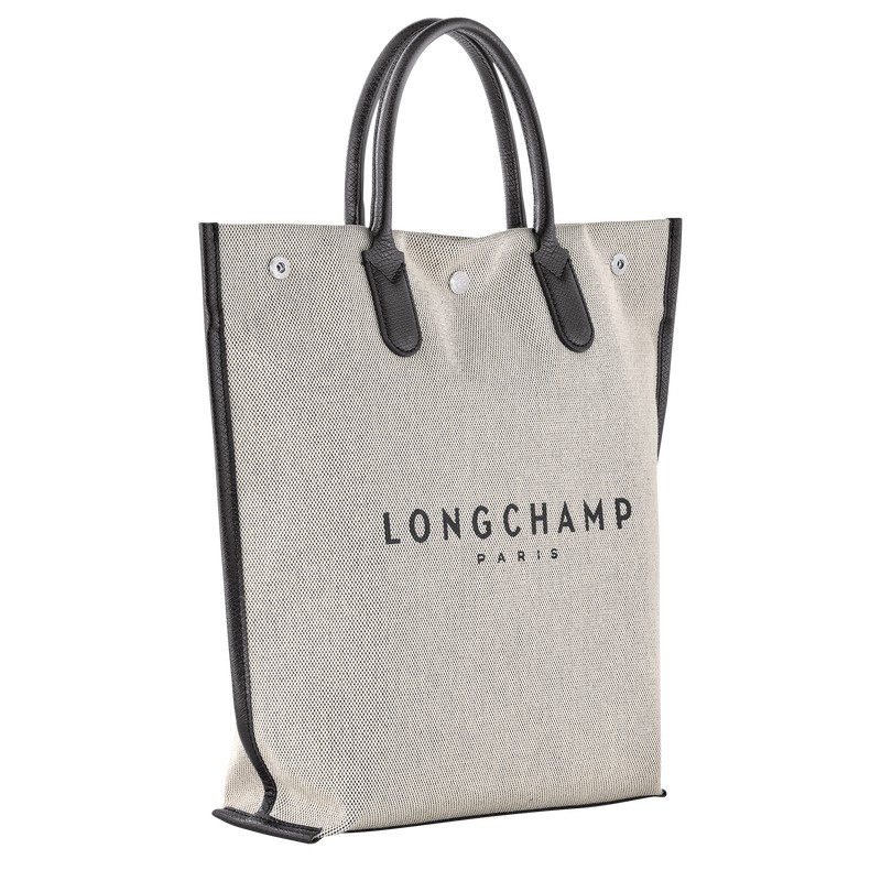 Longchamp Essential M Tote Bag Ecru | 1248XMHTA