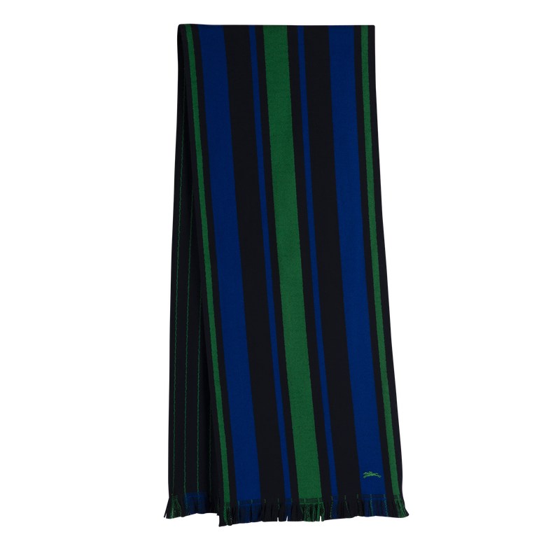 Longchamp Essential University Scarf Navy | 7829CMHOS