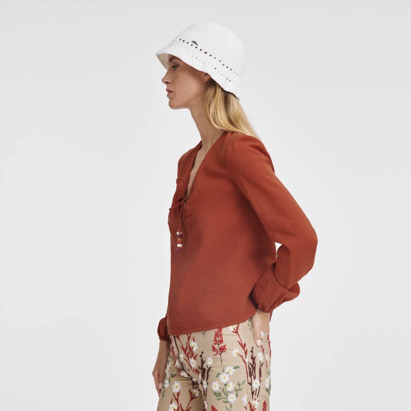 Longchamp Hat Ecru | 7064NZIXV