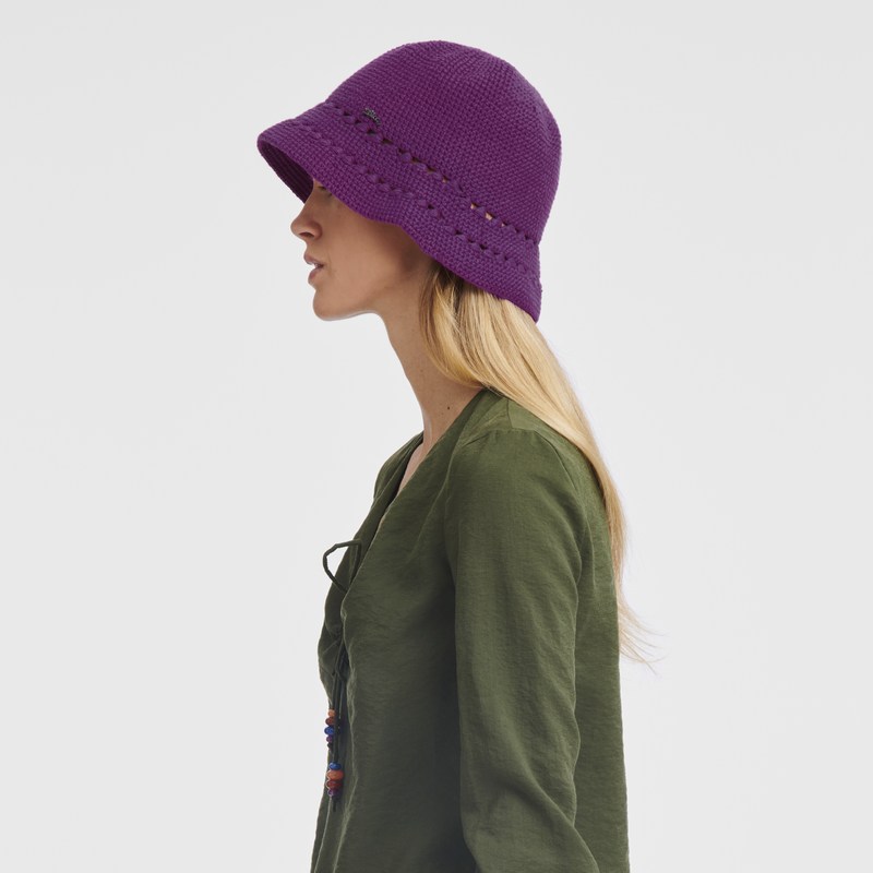 Longchamp Hat Violet | 0471GEBPC