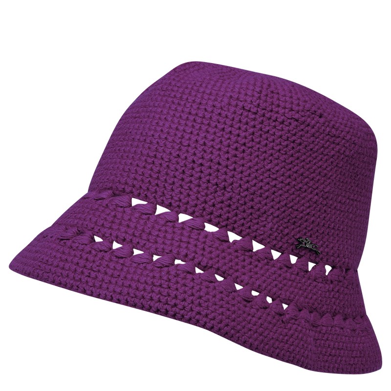 Longchamp Hat Violet | 0471GEBPC