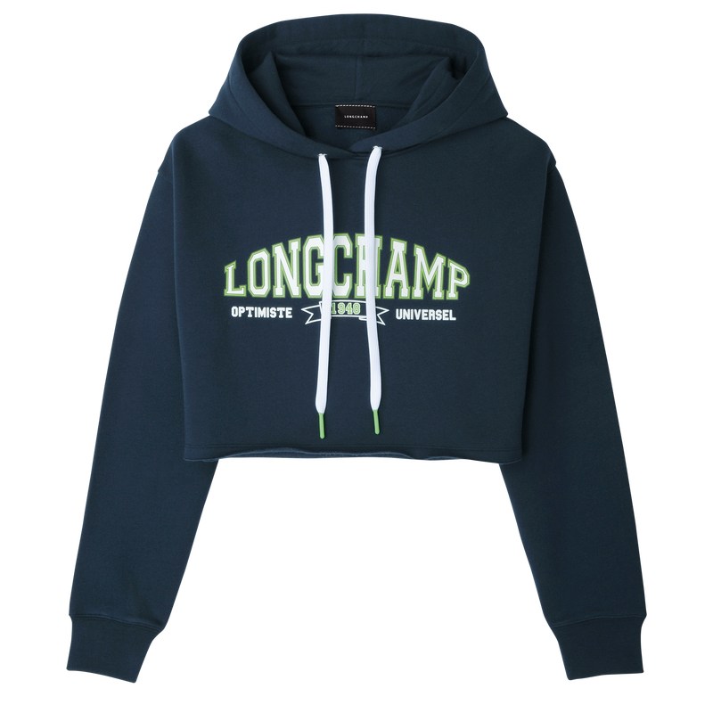 Longchamp Hoodie Navy | 3401GVMZY