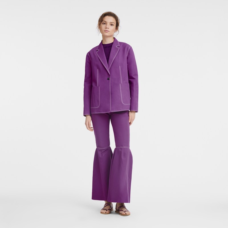 Longchamp Jacket Violet | 1365WNVZP