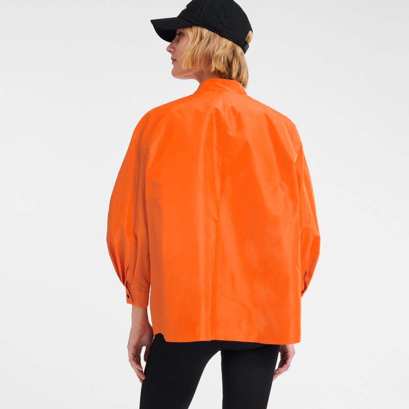 Longchamp Kimono Jacket Orange | 1276CFUMI