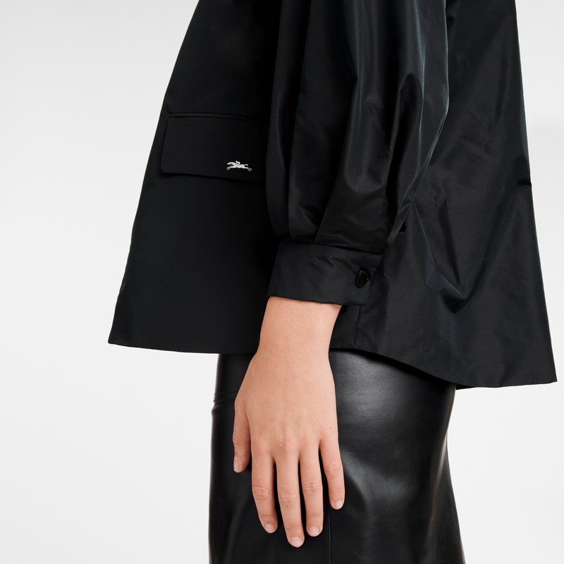 Longchamp Kimono Jacket Schwarz | 8095FZUCP